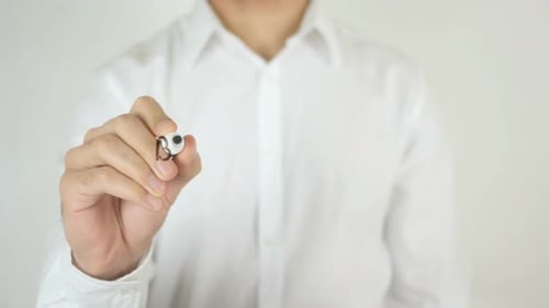 Writing Be Active Motivation Message Close Up