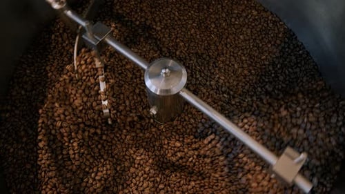 Coffee Roasting Process in Small Roaster Factory