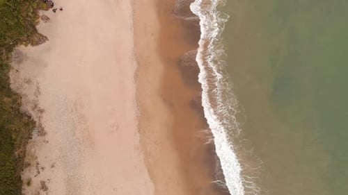 Wexford, Ireland - Aerial view of Ballymoney beach