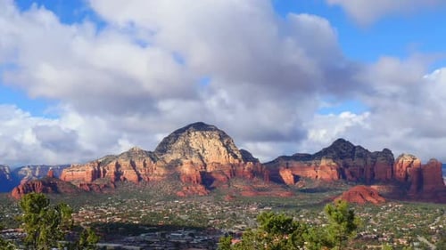 Sedona Arizona Time Lapse Zoom Out