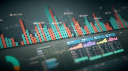 Corporate Financial Data Analysis UI Animation