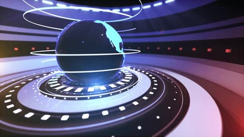 News Background Loop 4k