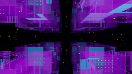 Abstrakter Cyber World-