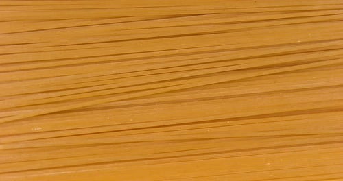 Close-Up of Raw Spaghetti Pasta