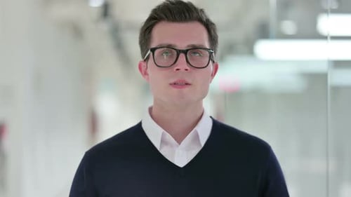 Excited Young Adult Celebrating a Victory