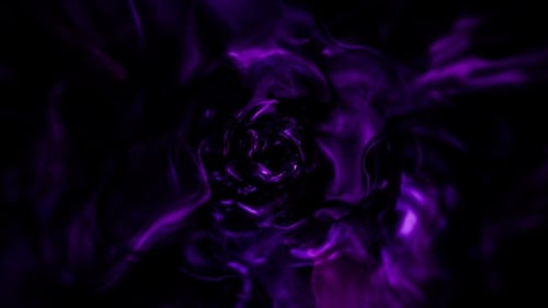 Abstract Purple Fluid Swirl Vortex Background