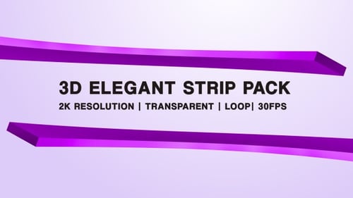 3D Elegant Strip Pack