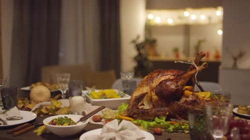 Refeição preparada para Dia de Ação de Graças
