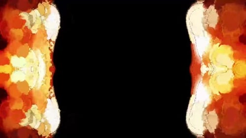 Warm Fluid Abstract Paint Reveal Transition