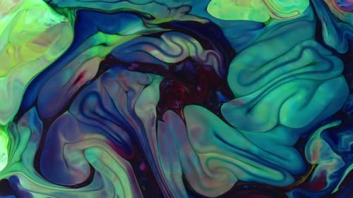 Abstract Colorful Sacral Liquid Waves Texture 909
