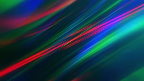 Abstract Colorful Flowing Light Streaks Motion Background
