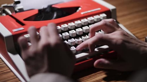 Red Typewriter