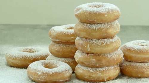 Süßer Dessert-Donut