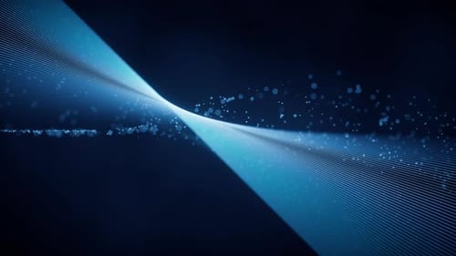 Glühende Laserlinien