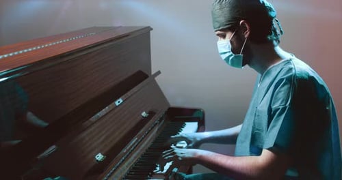 Doctor Playing Piano