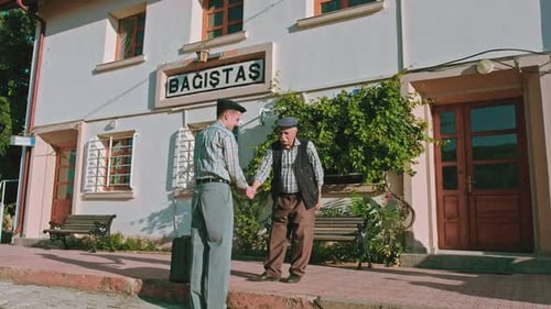 Man Returning From Journey
