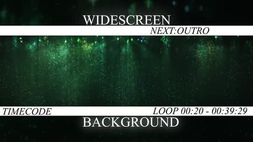 Green Particles Xmas Widescreen Particles Waves Background