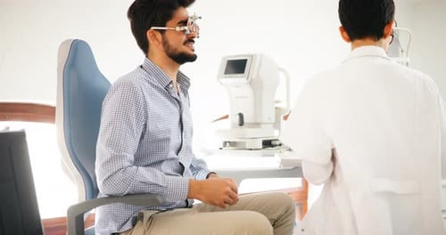 Vision Exam at the Doctor's Office