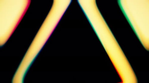 Triangles abstraits en boucle à l'infini Vj Visual