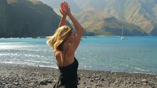 Toned Woman Appreciating her View