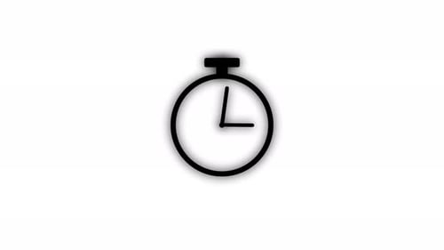 Technologie Timer-Uhr-Animation. Vd 36