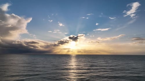Dramatic Sea Texture Aerial View Turkey Alanya