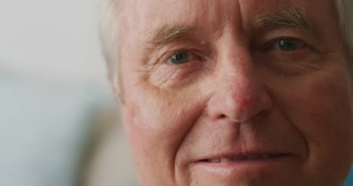Close Up Of A Senior Man