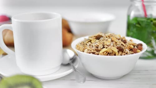 Breakfast Meal Close Up