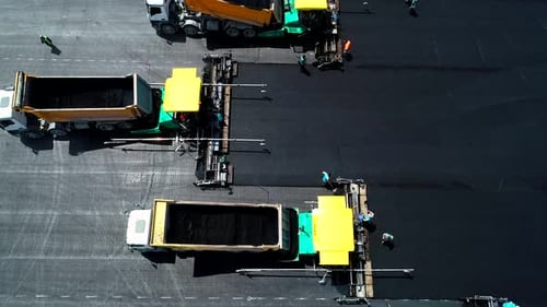 Laying Fresh Asphalt