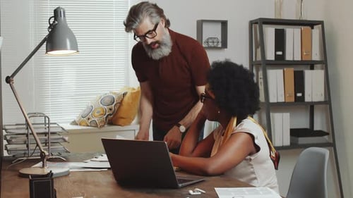 Team Collaborating in Modern Workplace