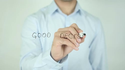 Good Decision, Writing On Screen