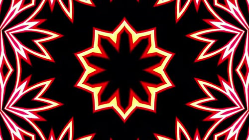 Belle vidéo 3D sur fond abstrait de ligne liquide en forme de fleur rose