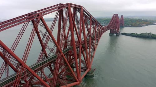 The Forth Railway Bridge in Edinburgh Scotland