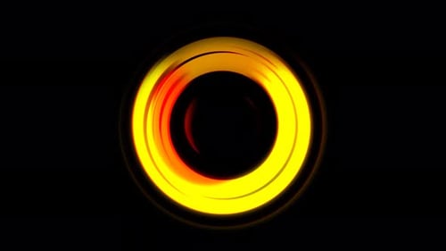 Abstract Glowing Gradient Circle Round Animation