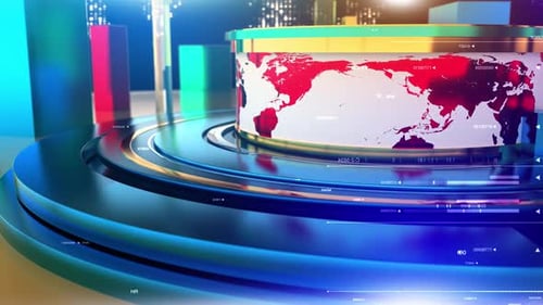 Broadcast News Background Loop 2