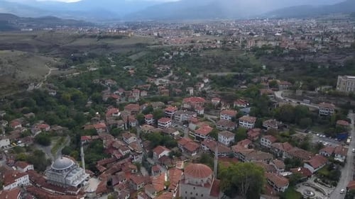 Drone view of the old town of Safranbolu - Turkey