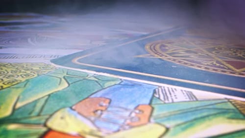 Fortuna espiritual lendo cartas de tarô 1