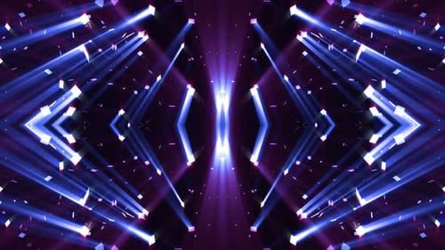 Abstract Light Show Background 4K 6