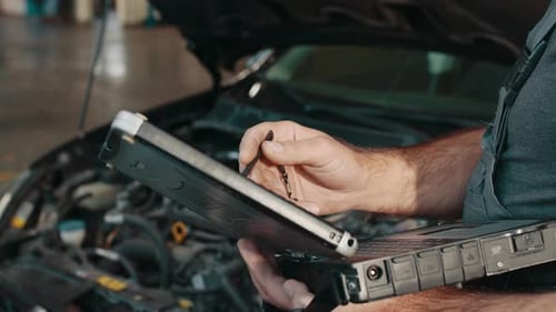 Auto Service Maintenance Concept