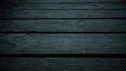 Wooden Walkway at Night