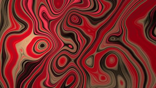 Abstract Red and Black Organic Liquid Flow Background