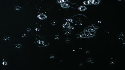 Wassertropfen und Welligkeit, Zeitlupe