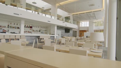 Overview Of Luxurious Restaurant Interior