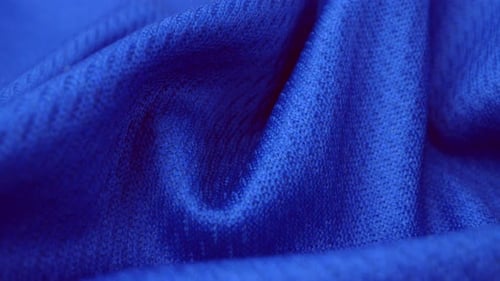 Close Up Detailed Cloth Texture of Shiny Spandex Cloth with Dolly Shot