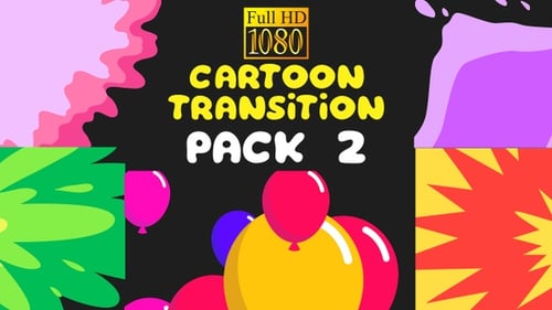 Cartoon-Übergänge Pack 2
