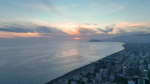 Mahmutlar Aerial view 4 K Turkey Alanya