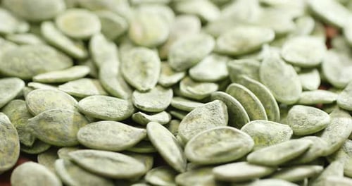 Green pumpkin seed