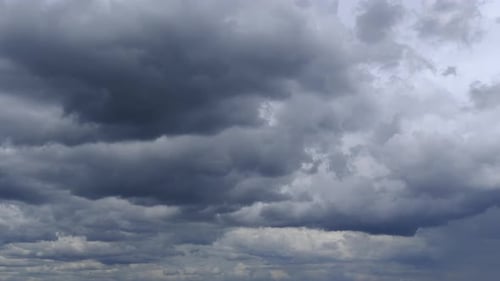Time Lapse of Ominous Storm Clouds Rolling By