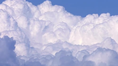 Nuages doux sur le ciel
