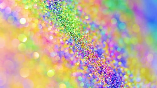 Rainbow Glitter Shimmering Abstract Background